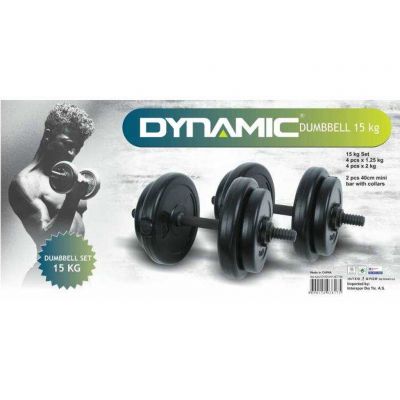 Dynamic - Dynamıc Vinly Dumbell Set 15 kg