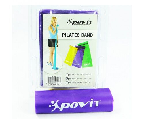 Povit - Povit Pilates Bandı (150 x 15 x 0,45mm)-MOR LKS08