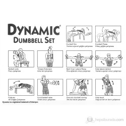 Dynamıc Vinly Dumbbell Set 20 Kg - Thumbnail